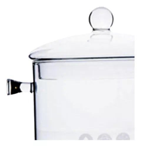 Miniatura 2 de Olla De Vidrio  Cocción Para Estufa